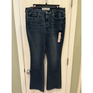 NWT Levis Jeans Womens 16L 34x34‎ Blue Denim Mid Rise Bootcut Signature Stretch